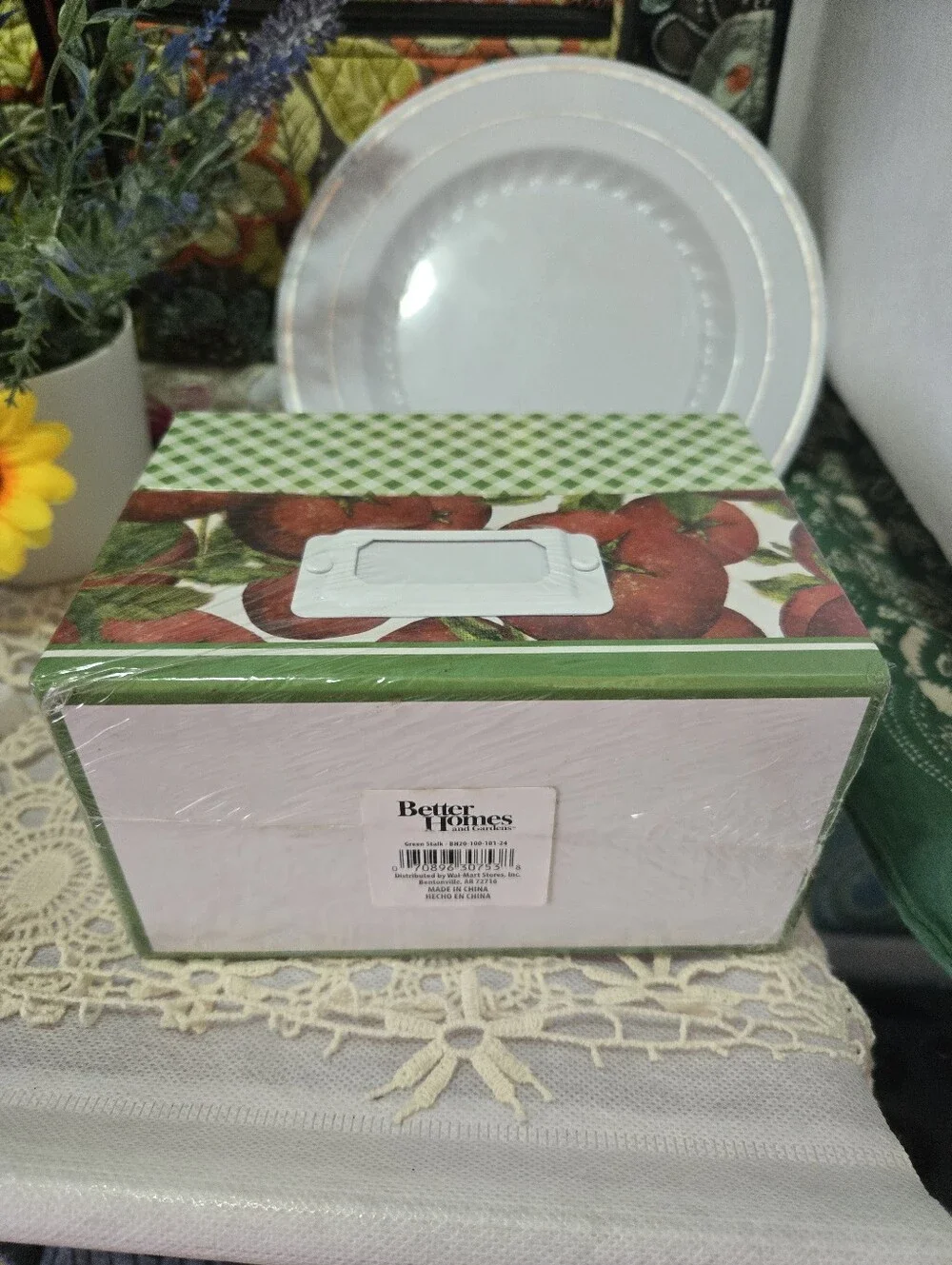 4/$15 Better Homes & Gardens Recipe Box Set | Sealed Green Vintage Cottagecore